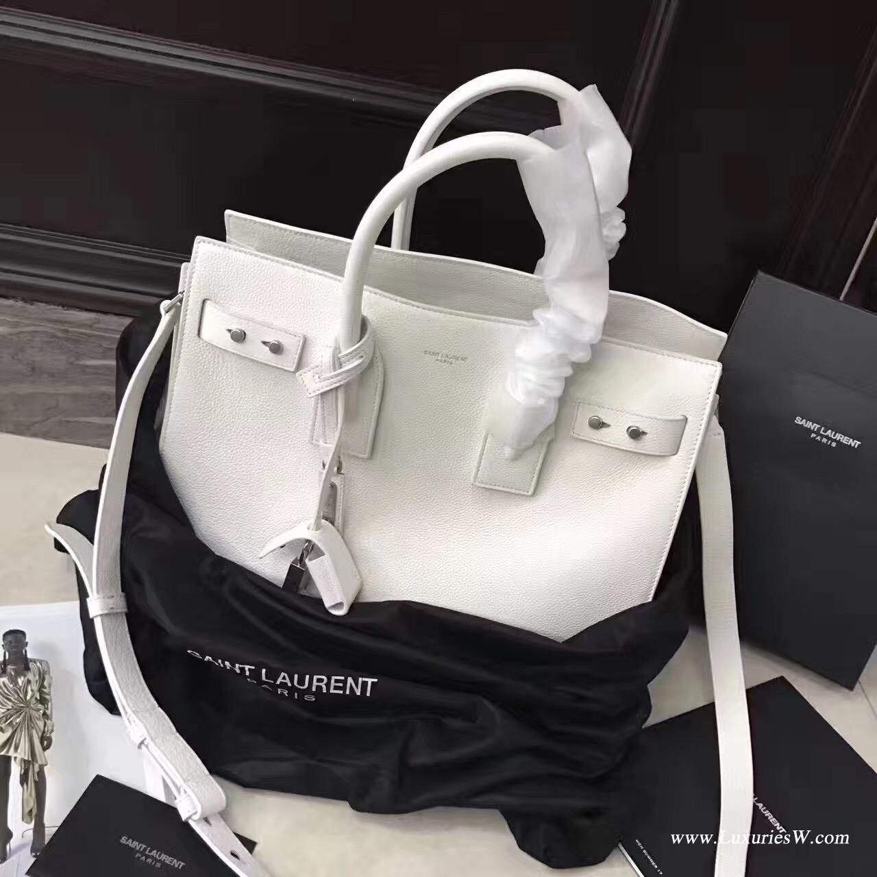 聖羅蘭YSL 小号SAC DE JOUR SAINT LAURENT颗粒纹手提包