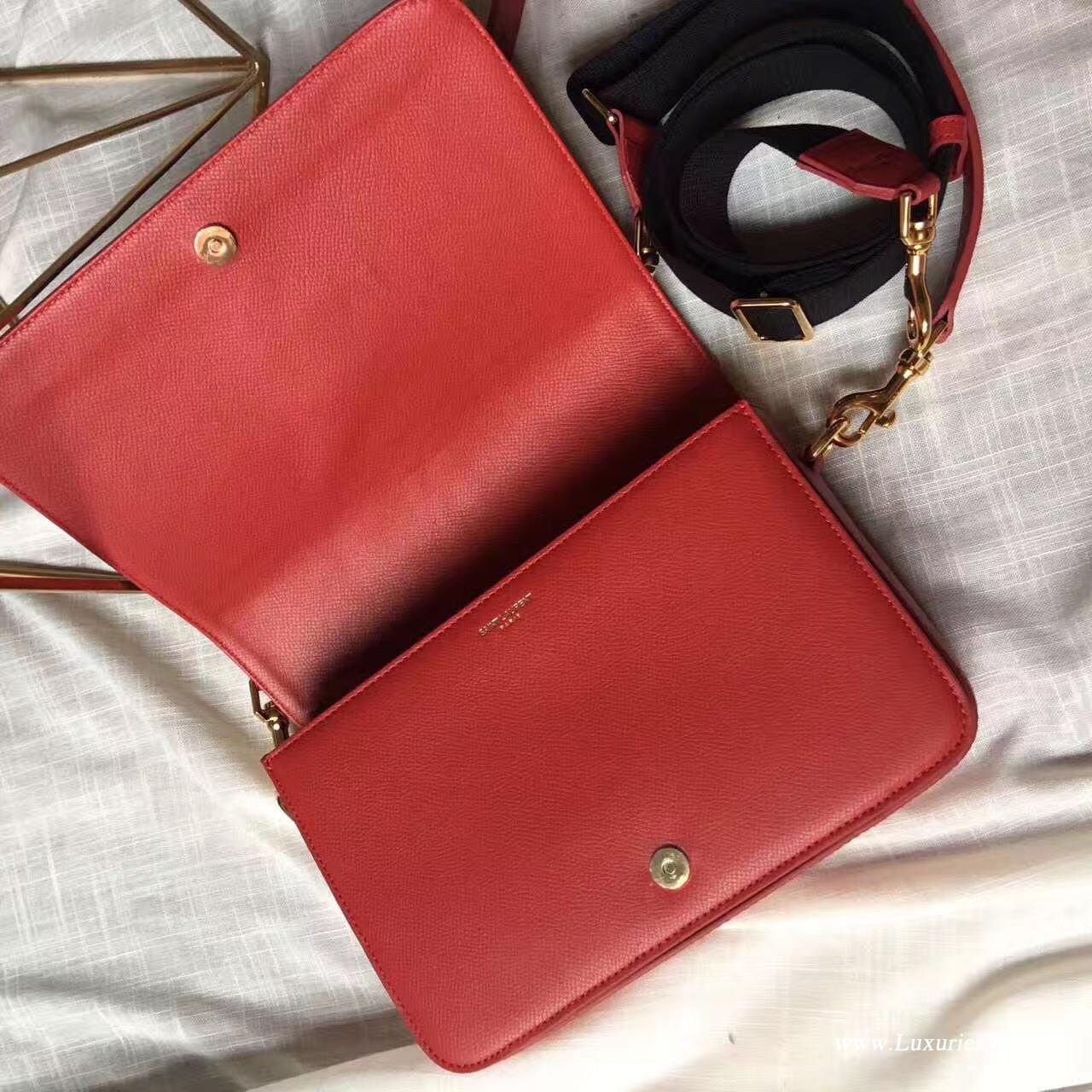 聖羅蘭YSL中号MONOGRAM SAINT LAURENT UNIVERSITÉ粒纹真皮包