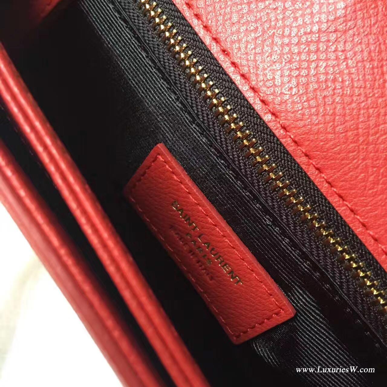 聖羅蘭YSL中号MONOGRAM SAINT LAURENT UNIVERSITÉ粒纹真皮包