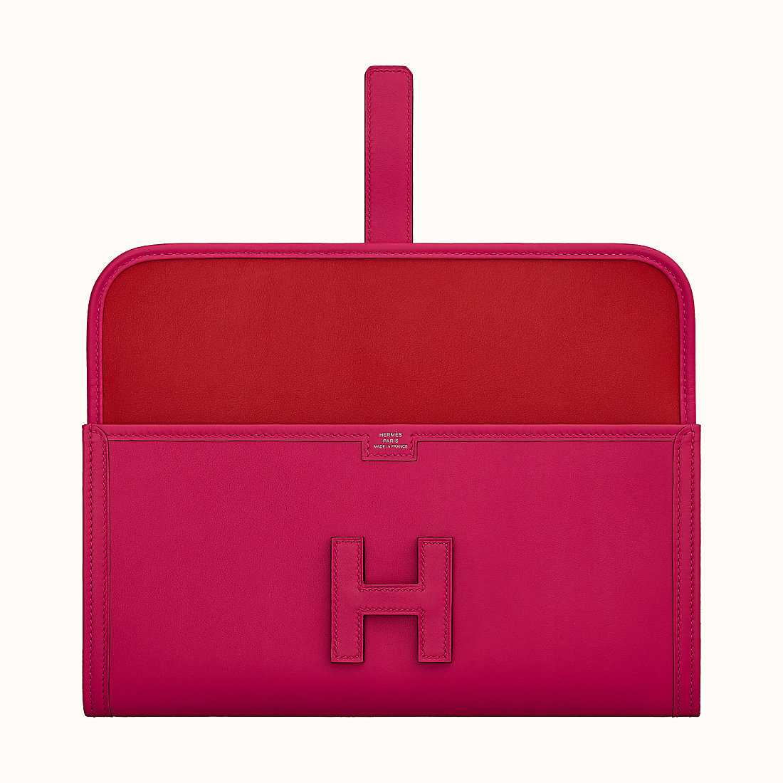 Macao Hermes Jige Elan 29 verso clutch Rose Mexico/Rouge Piment