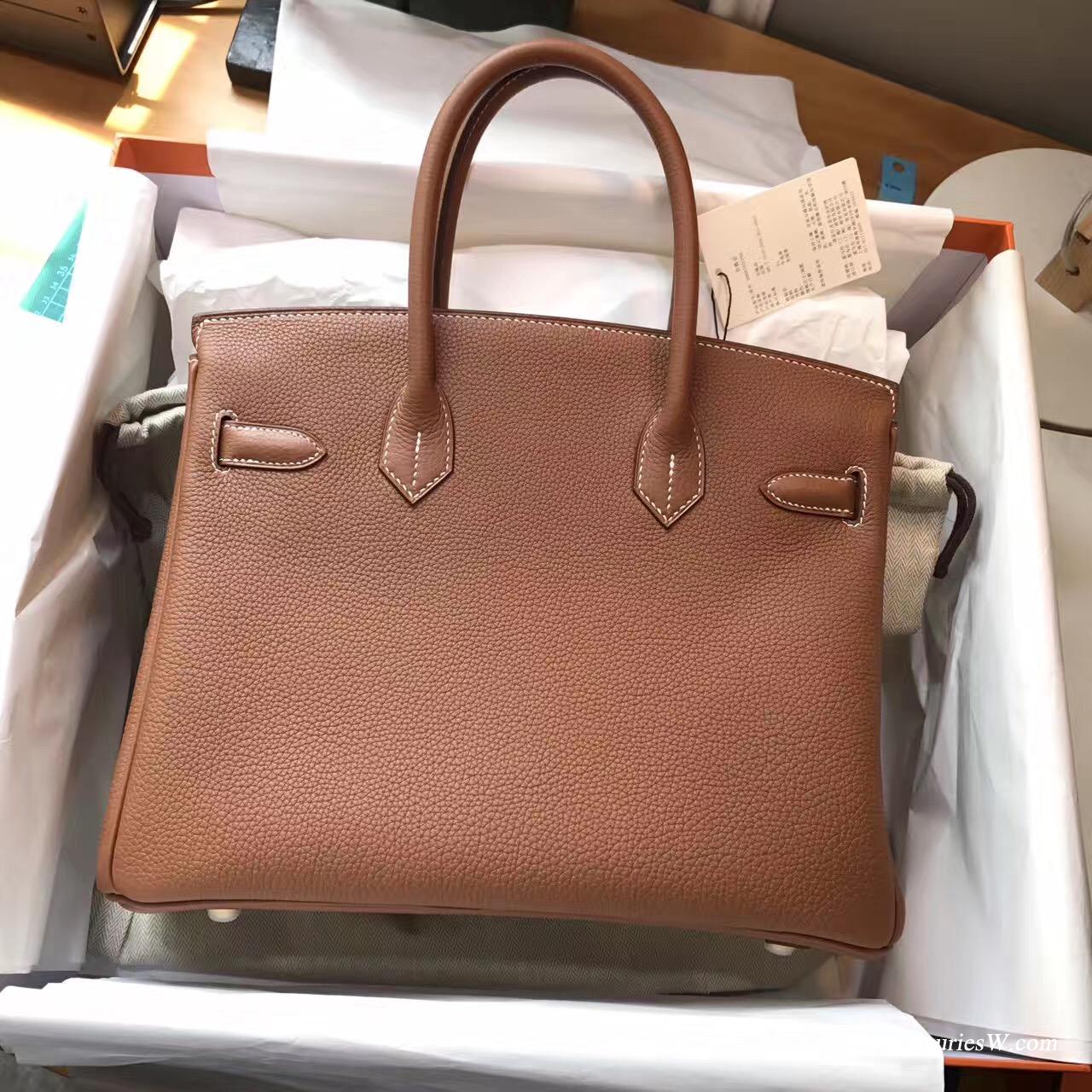 愛馬仕hermes 鉑金包Birkin 30 togo Gold 經典顏色之一金棕色