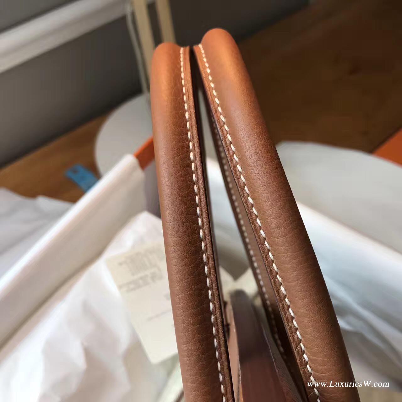 愛馬仕hermes 鉑金包Birkin 30 togo Gold 經典顏色之一金棕色