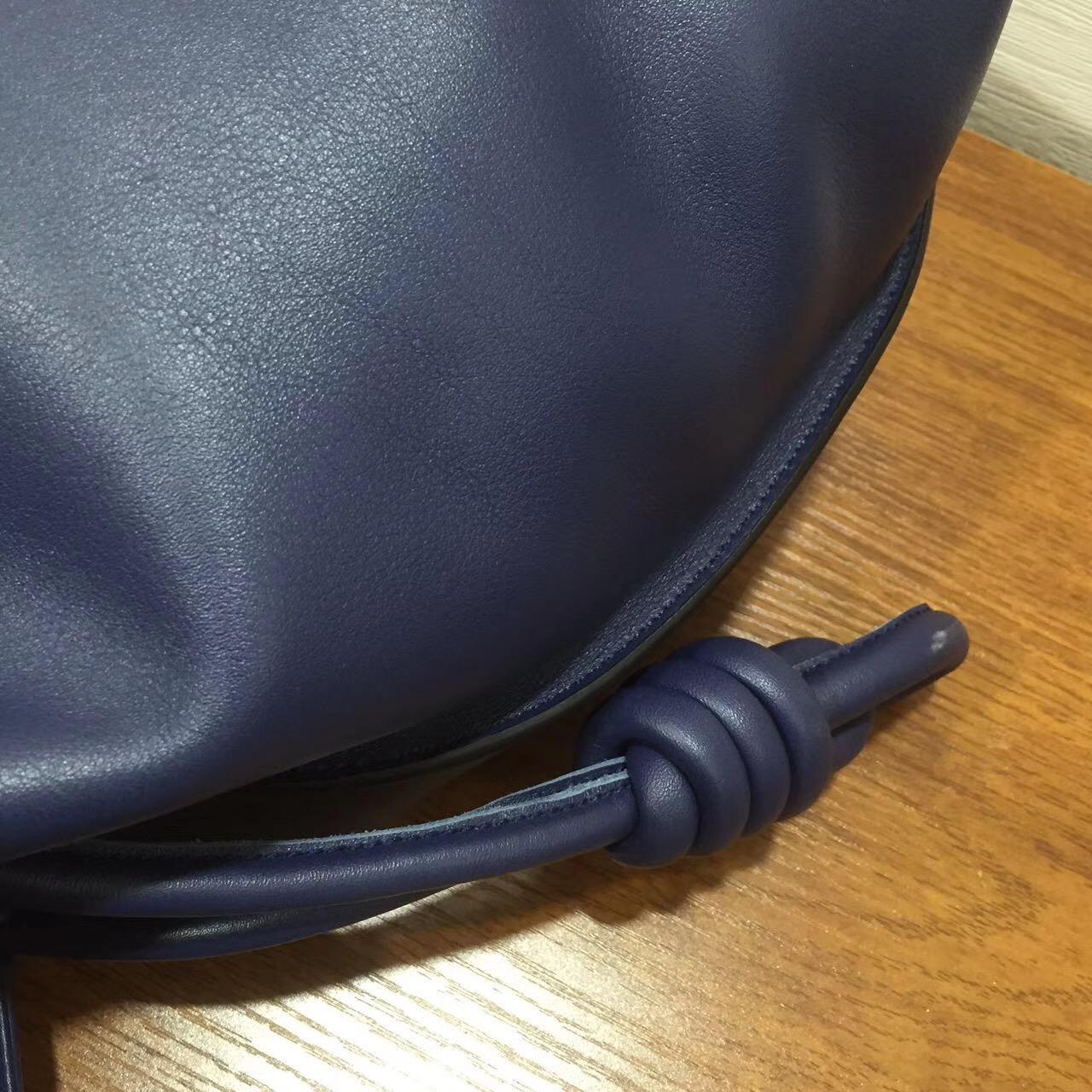 Loewe Flamenco绳结手袋 羅意威 Flamenco Knot Bag 靛蓝、深蓝色