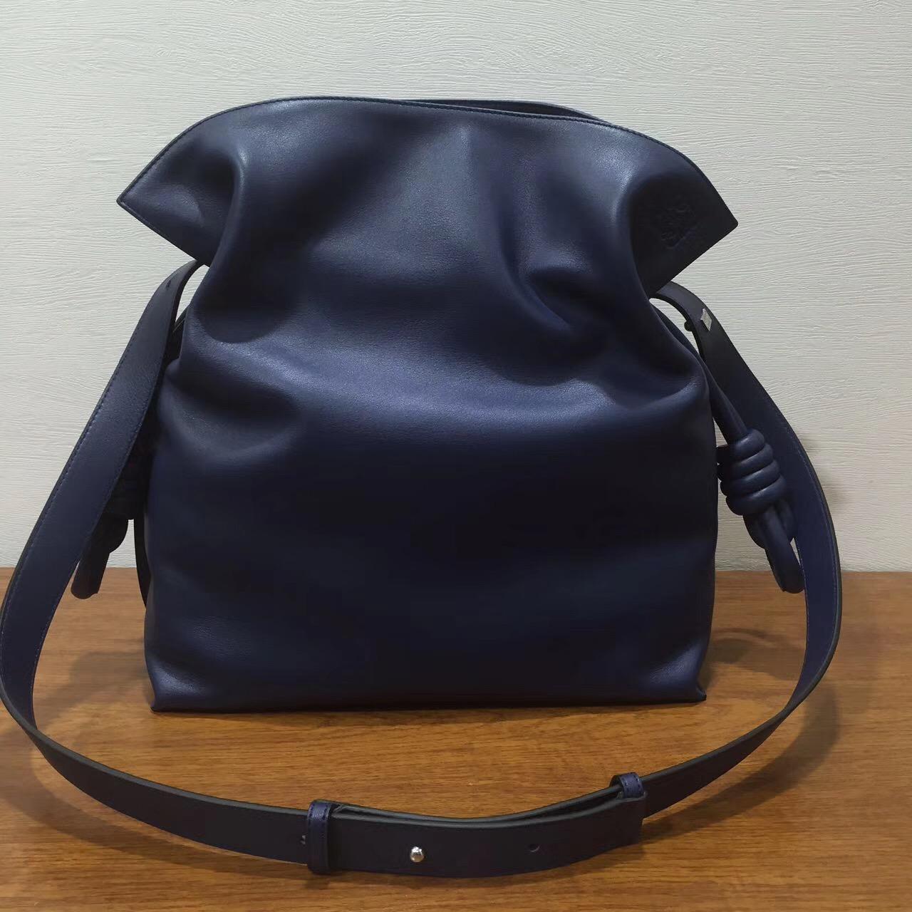 Loewe Flamenco绳结手袋 羅意威 Flamenco Knot Bag 靛蓝、深蓝色