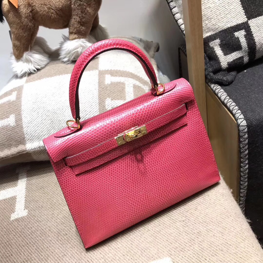 Hermes最早的包袋凱莉包.Hermes kelly 25cm 外封 T5 Rose Jaipur蜜桃粉