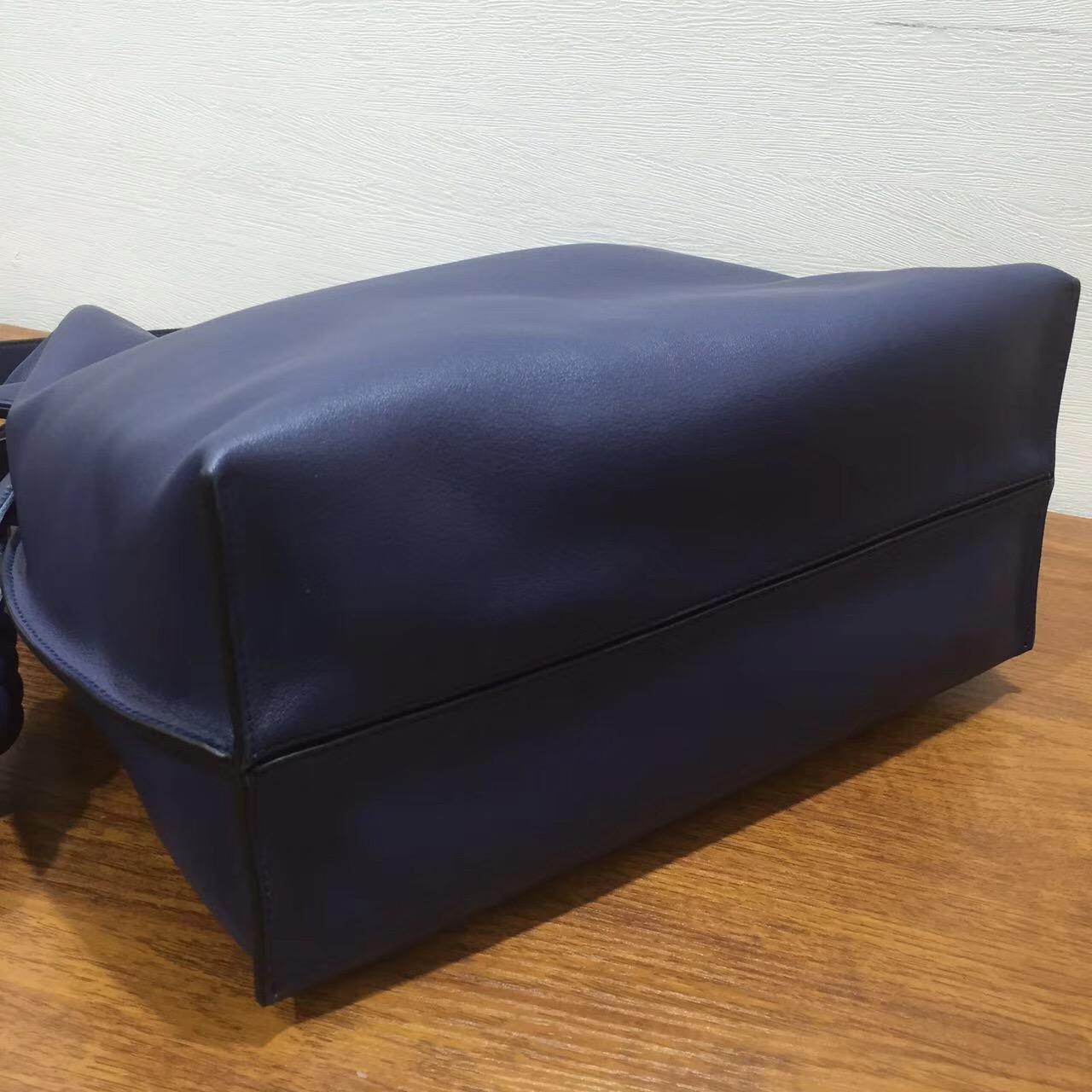 Loewe Flamenco绳结手袋 羅意威 Flamenco Knot Bag 靛蓝、深蓝色