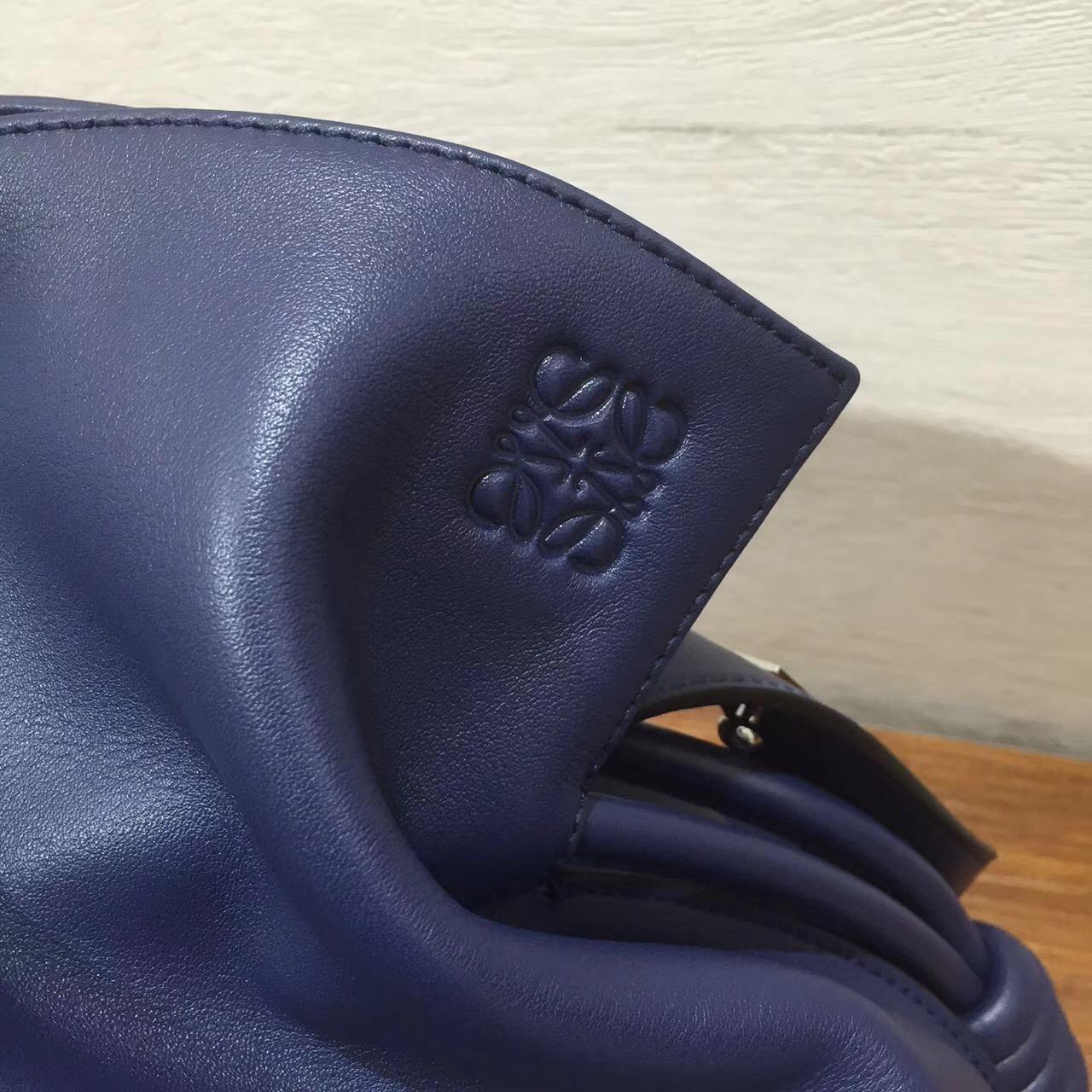 Loewe Flamenco绳结手袋 羅意威 Flamenco Knot Bag 靛蓝、深蓝色