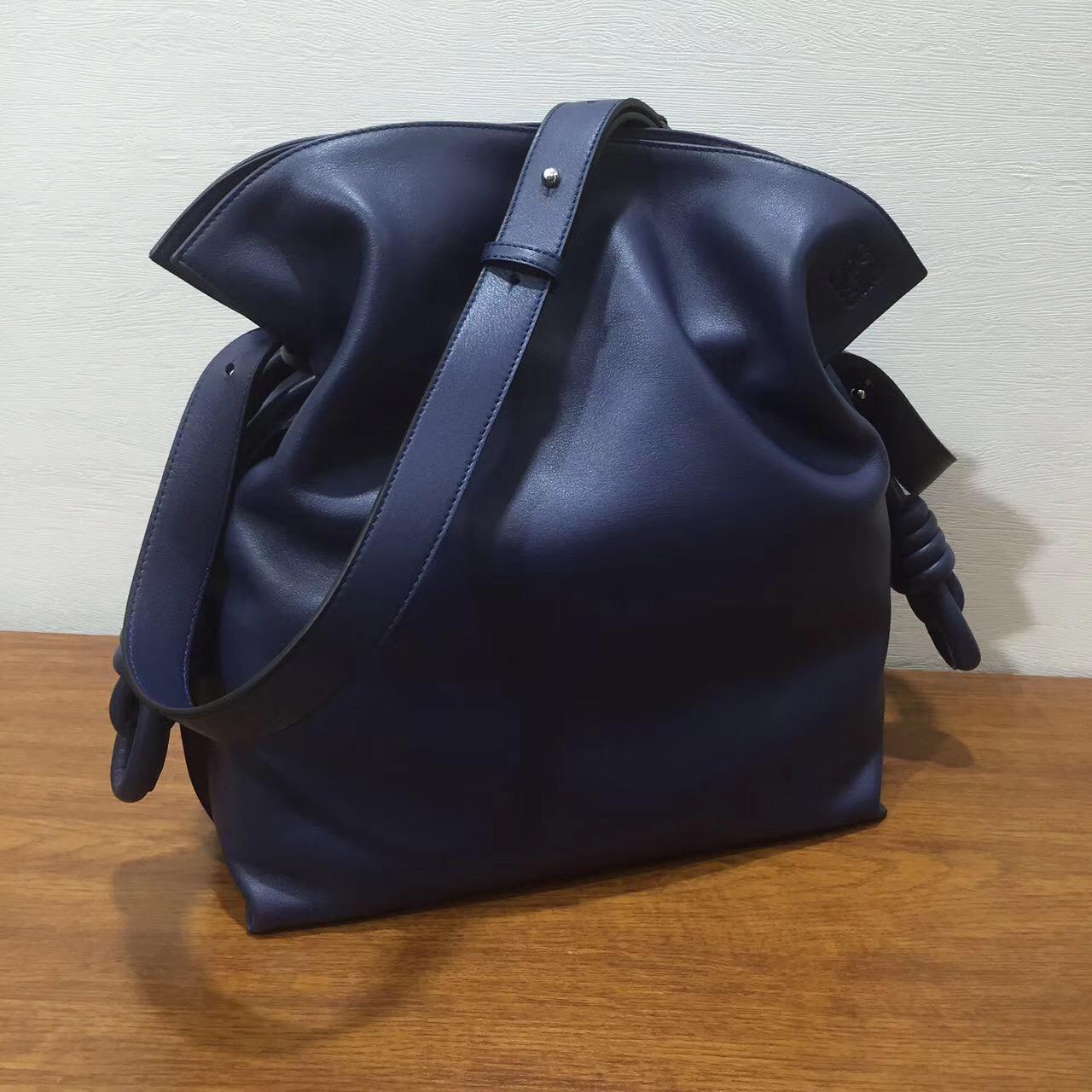 Loewe Flamenco绳结手袋 羅意威 Flamenco Knot Bag 靛蓝、深蓝色