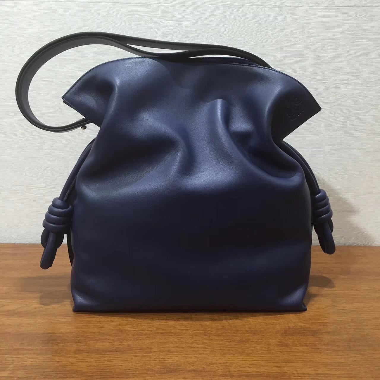 Loewe Flamenco绳结手袋 羅意威 Flamenco Knot Bag 靛蓝、深蓝色