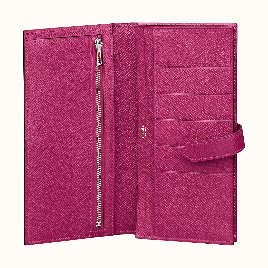 香港東區愛馬仕錢包 Hermes Bearn wallet Epsom L3 Rose Purple 紫玫色