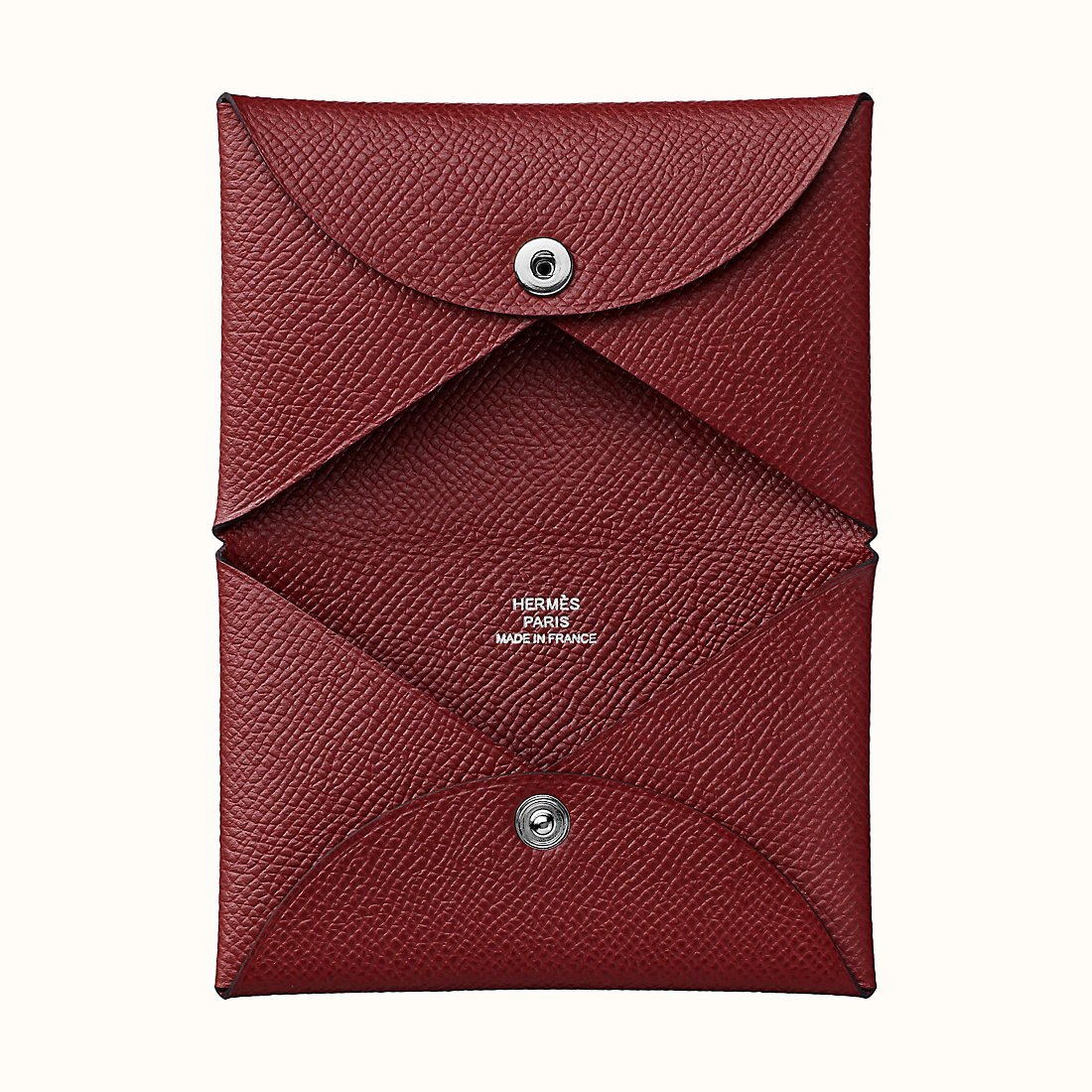 香港香港島中西區 愛馬仕卡包 Hermes Calvi verso card holder CK55 Rouge H