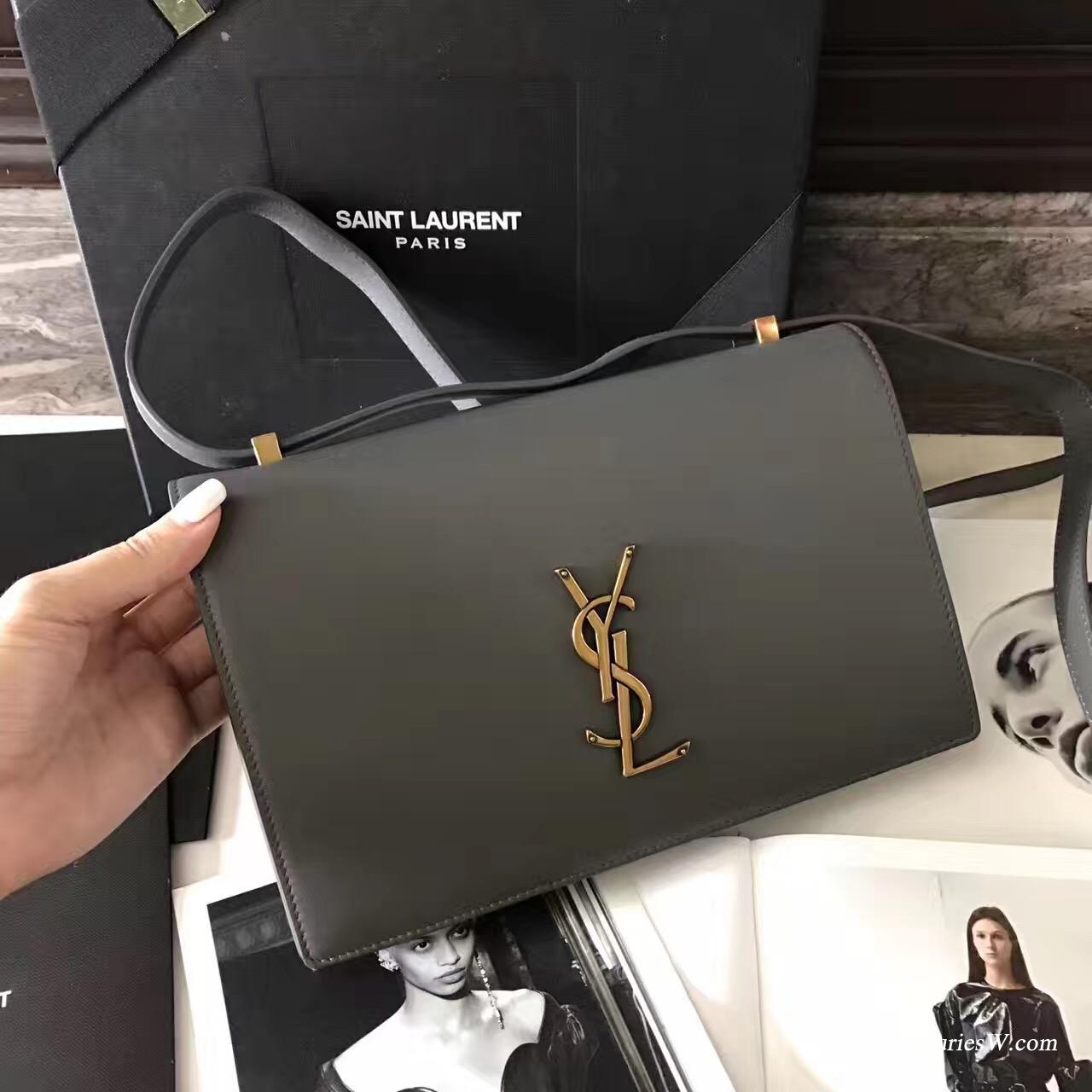 圣罗兰YSL包包 Saint Laurent SMALL DYLAN 灰色手袋