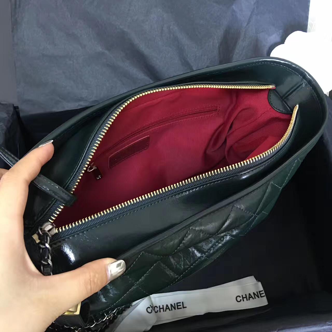 小香包包 墨绿色 gabrielle hobo bag 小號流浪包