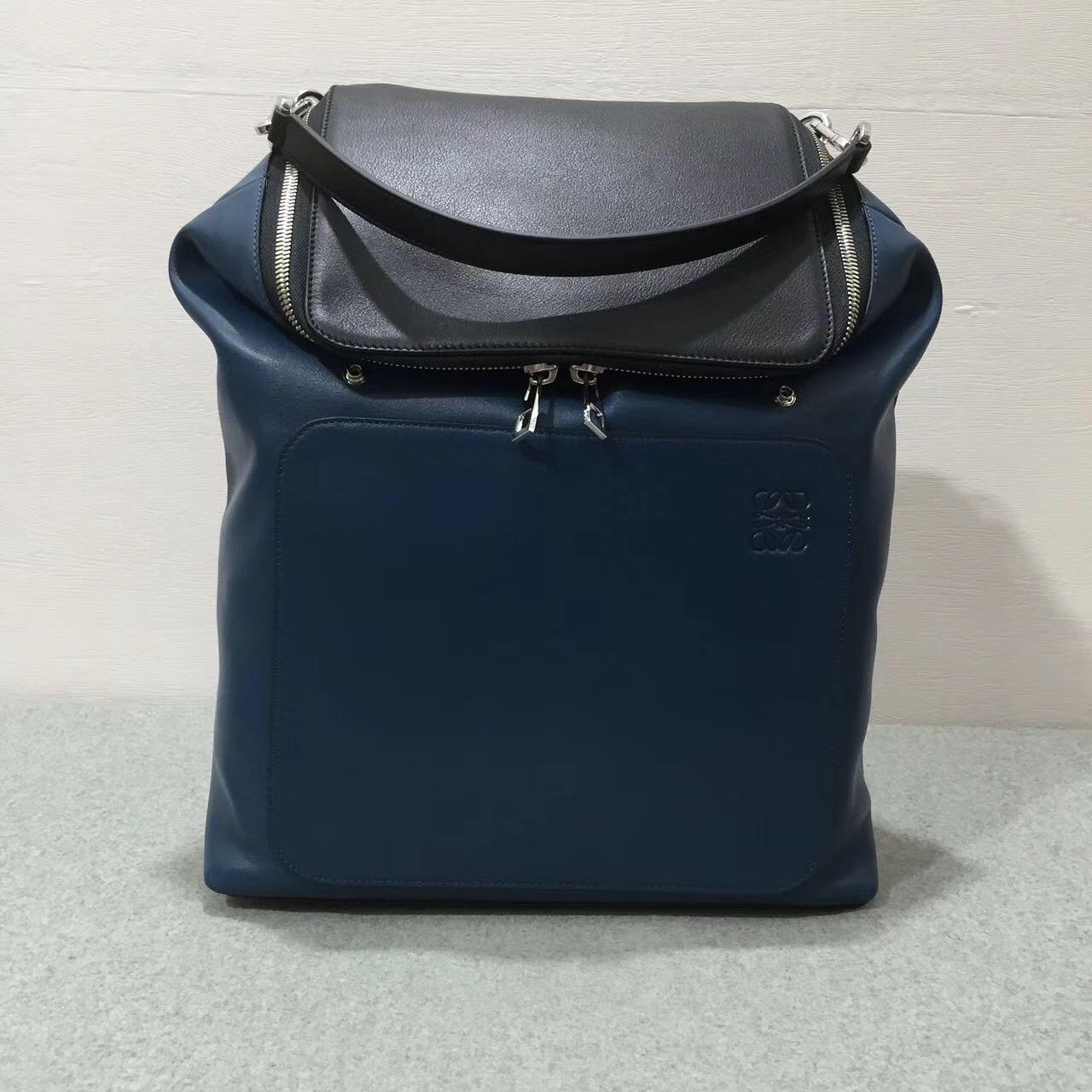 loewe羅意威 雙肩背包Goya Backpack Indigo/Black