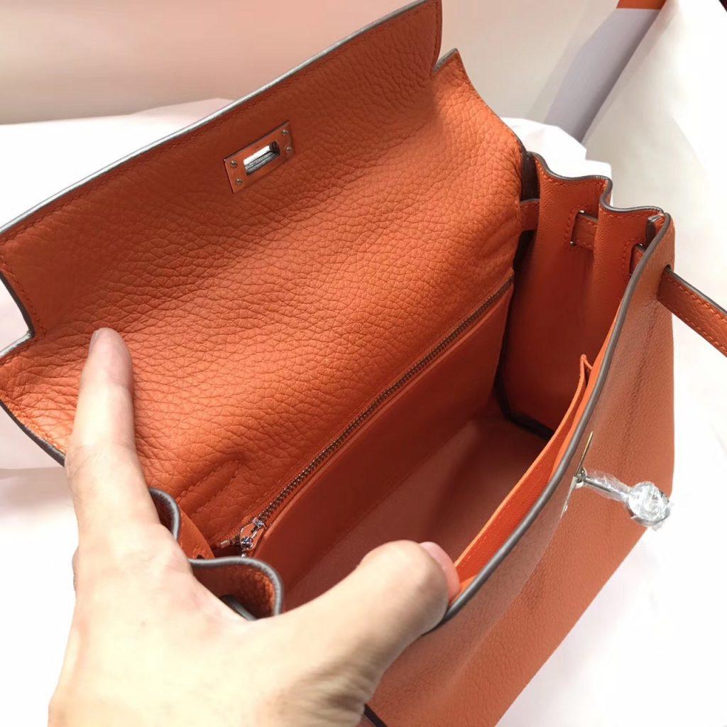 Hermes Kelly 25 togo CK93 Orange 經典顏色之壹橙色金扣