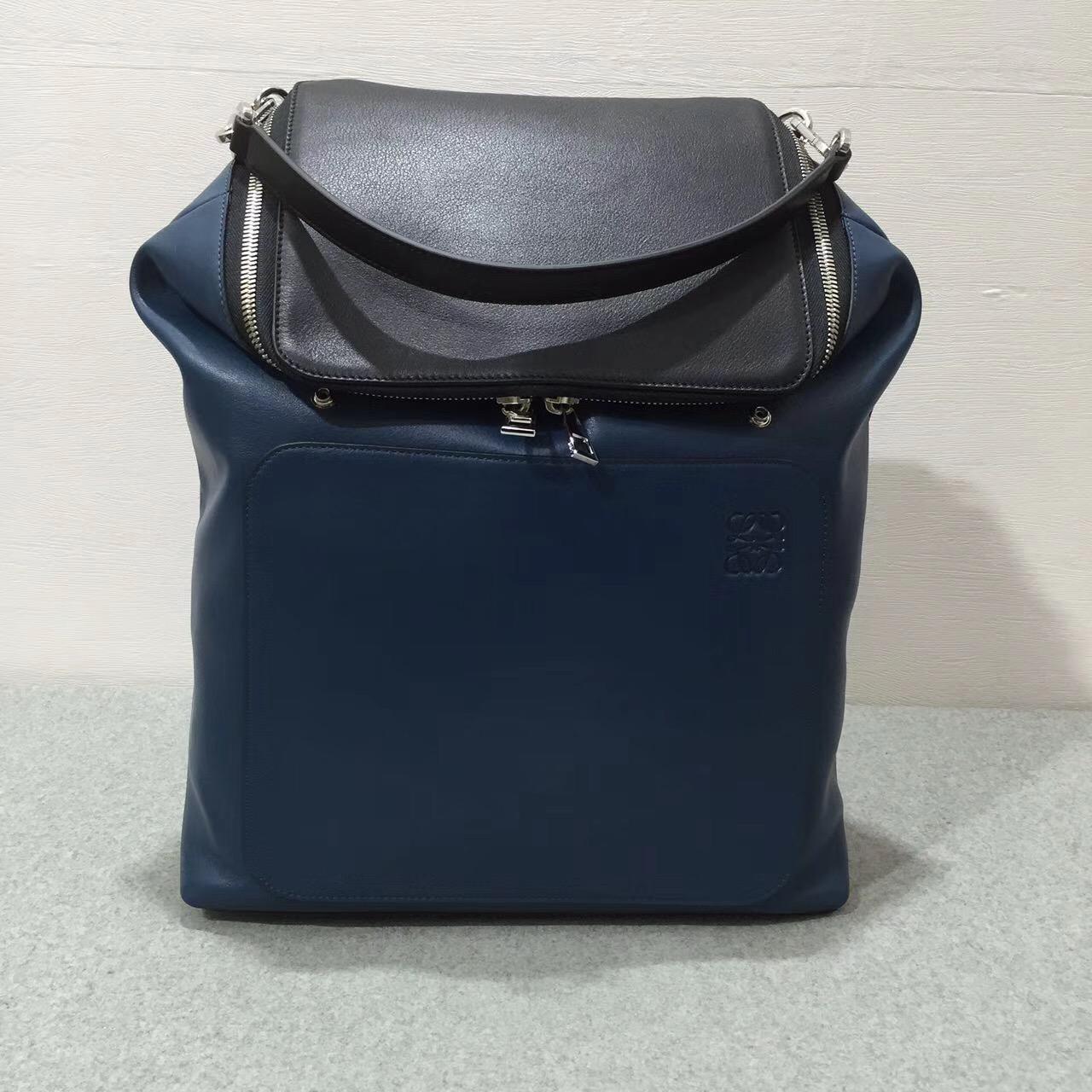 loewe羅意威 雙肩背包Goya Backpack Indigo/Black