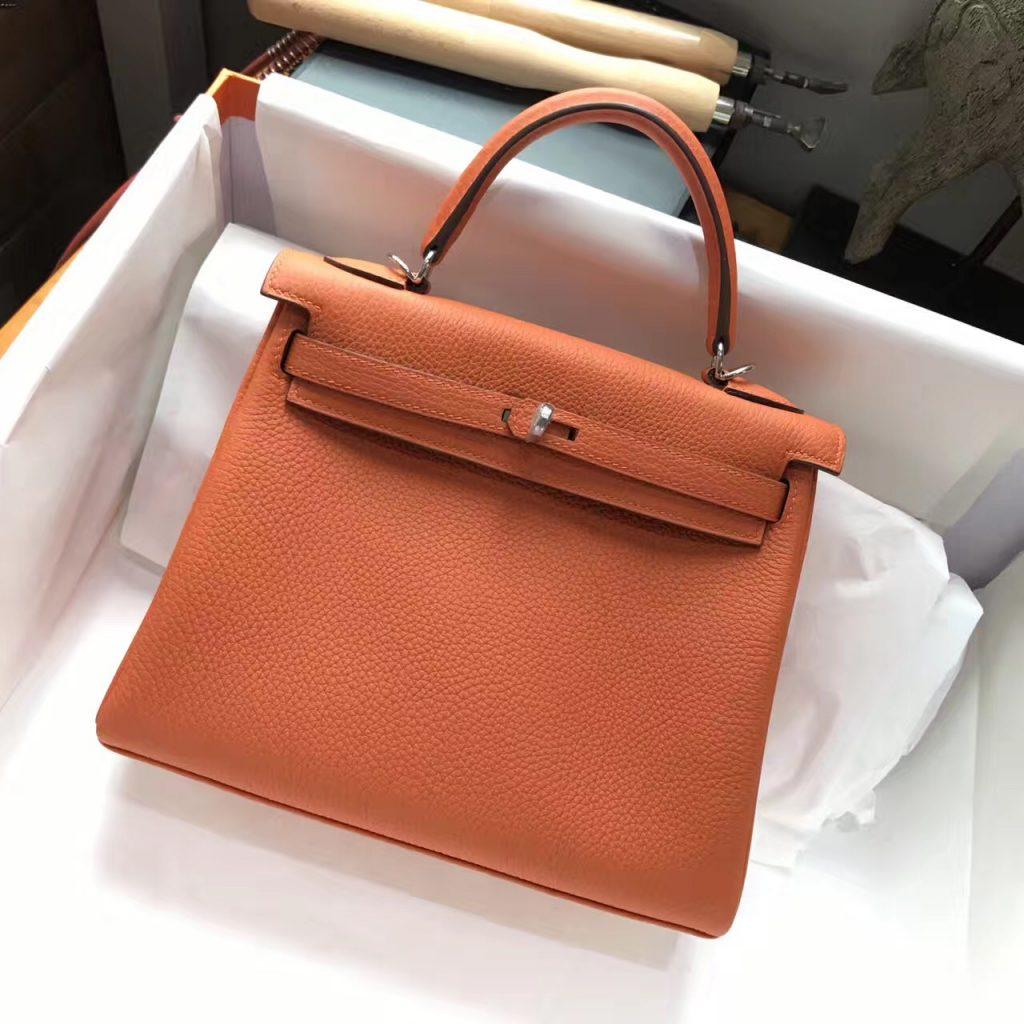 Hermes Kelly 25 togo CK93 Orange 經典顏色之壹橙色金扣