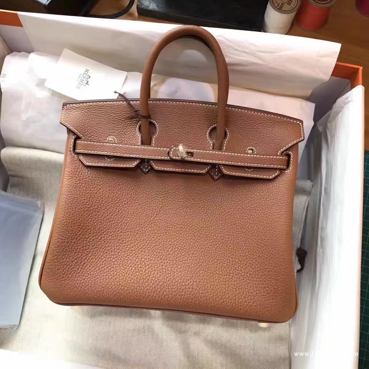 愛馬仕Hermes Birkin 25 togo CK37 Gold金棕色 金扣 GHW 超級百搭