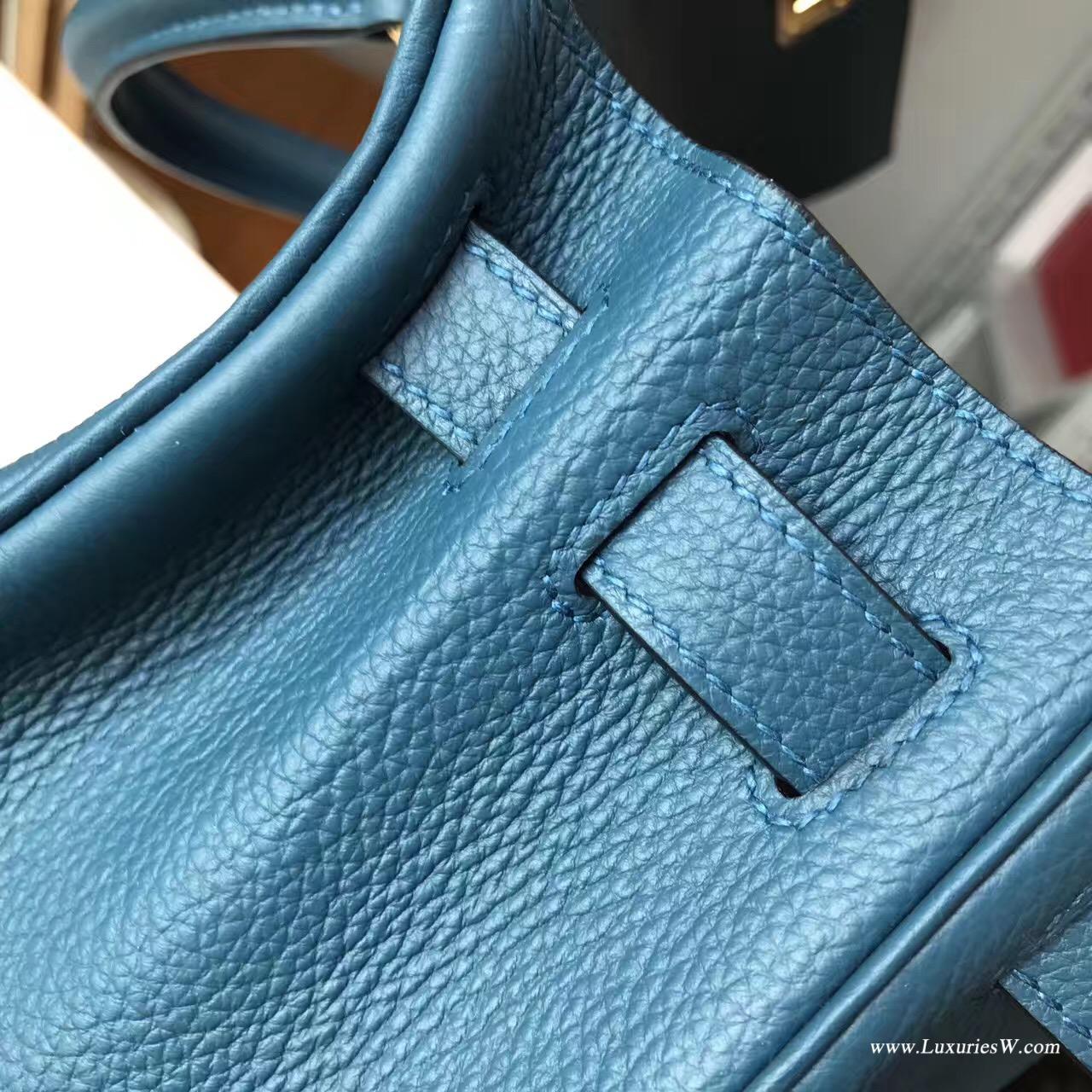 愛馬仕Hermes Kelly 28 togo 1P Colvert鴨子藍 藍色中帶綠的顏色