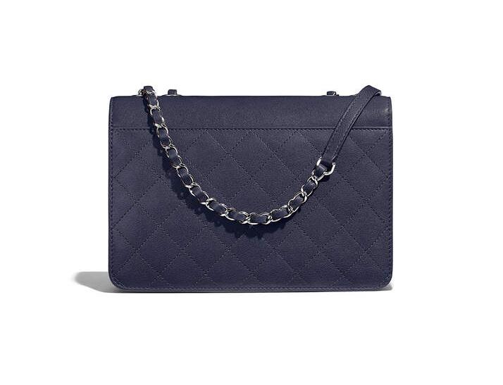 Chanel 2018春夏系列 海軍藍 红色羊皮 口蓋包Flap bag