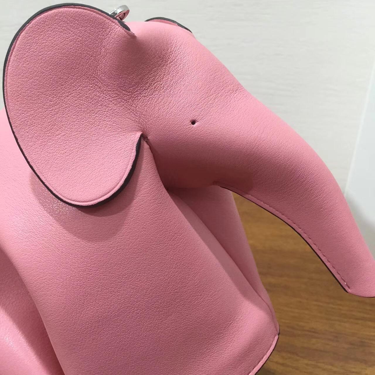 Loewe Elephant Mini Bag 糖果色 粉色 小牛皮 大象造型迷你手袋