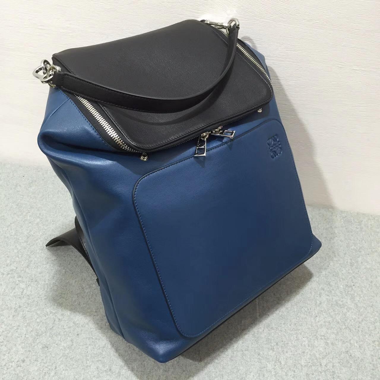 loewe羅意威 雙肩背包Goya Backpack Indigo/Black