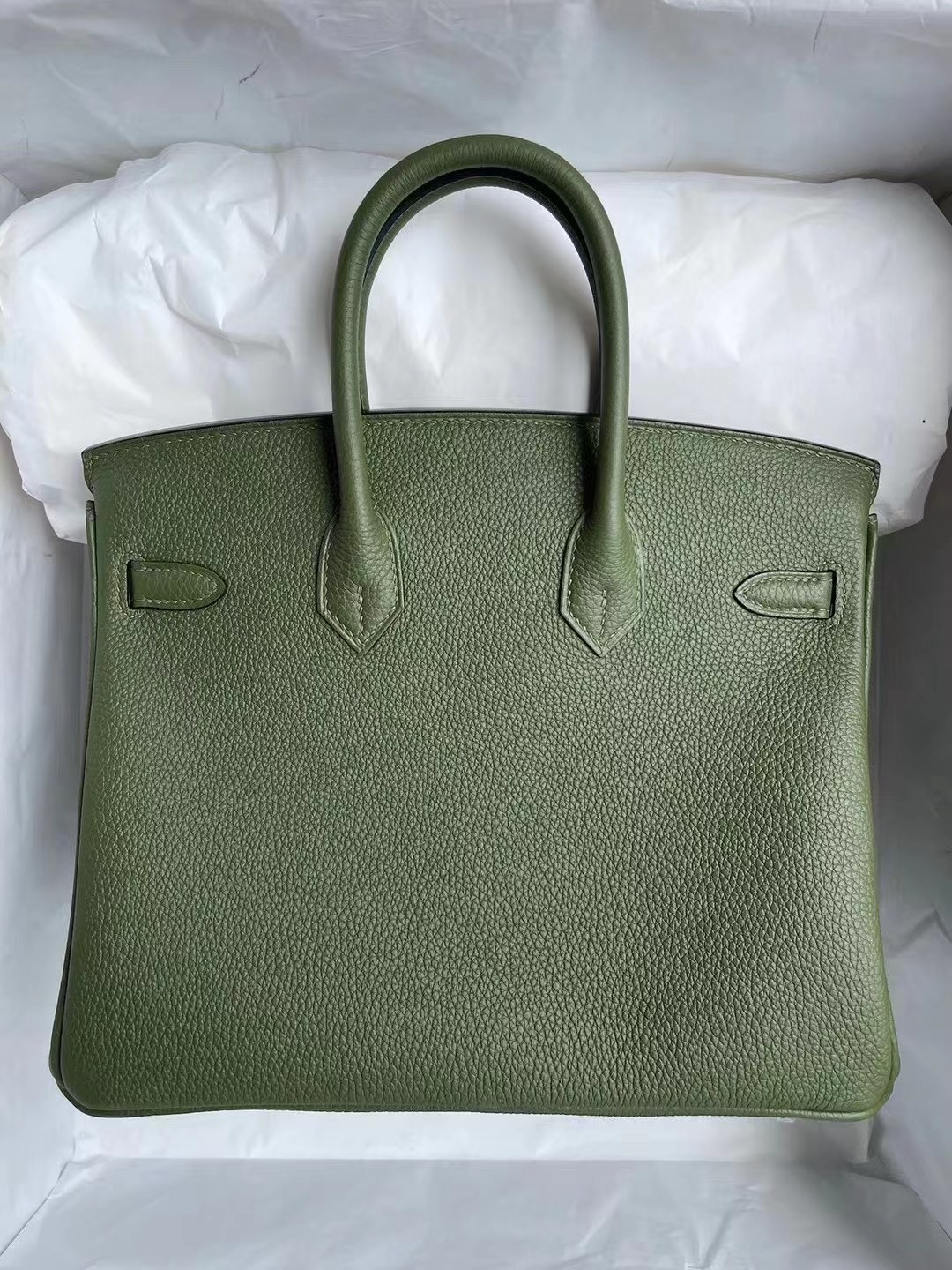 Hermes Birkin 25cm Togo V6 Canopee 叢林綠 銀扣 全手工縫製