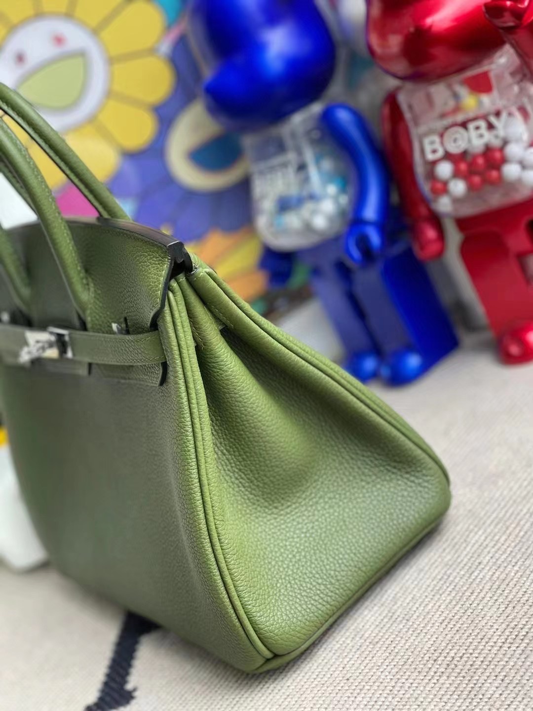 Hermes Birkin 25cm Togo V6 Canopee 叢林綠 銀扣 全手工縫製