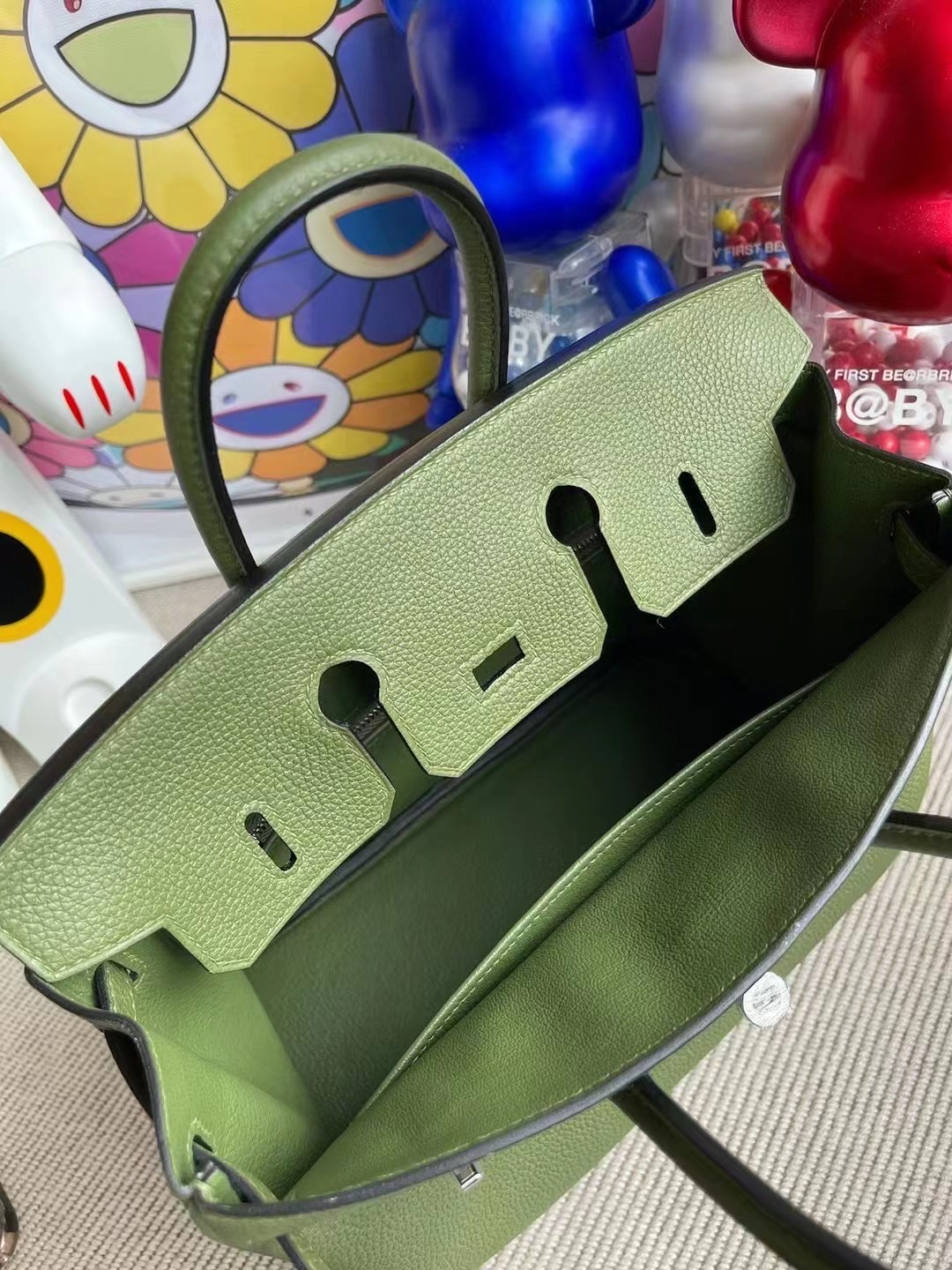 Hermes Birkin 25cm Togo V6 Canopee 叢林綠 銀扣 全手工縫製