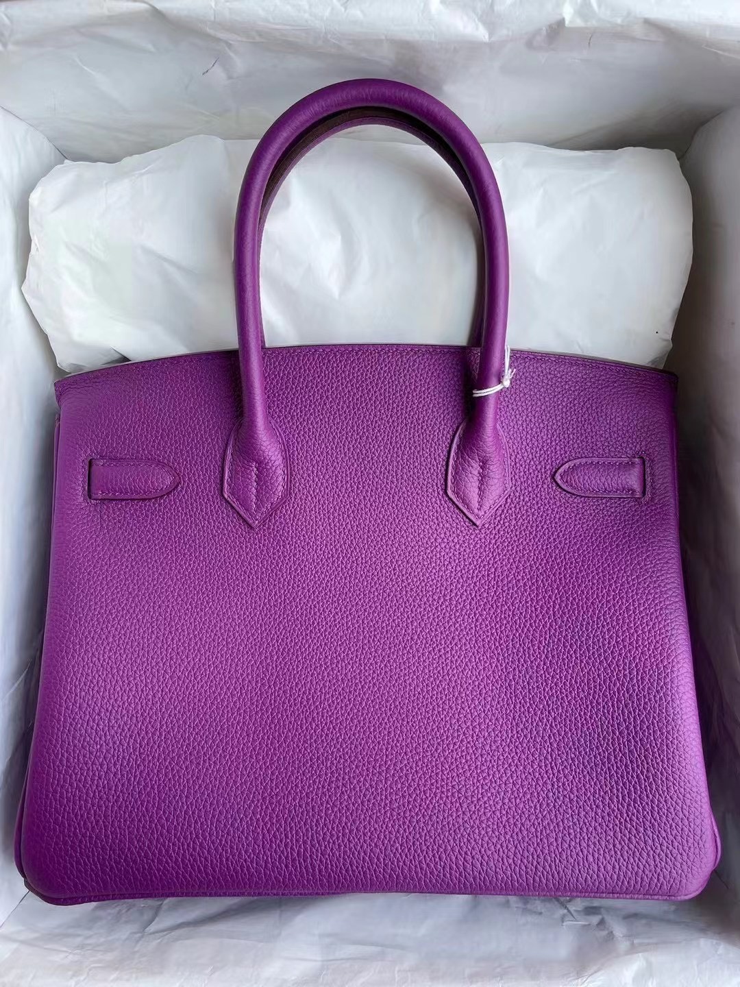 愛馬仕鉑金包30寸價格 Hermes Birkin 30cm Togo P9 Anemone 海葵紫 金扣