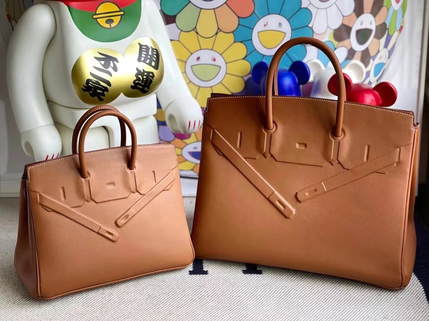 Hermes Birkin 幻影 Shadow 35cm Swift calfskin 37 Gold 金棕色 客定製出