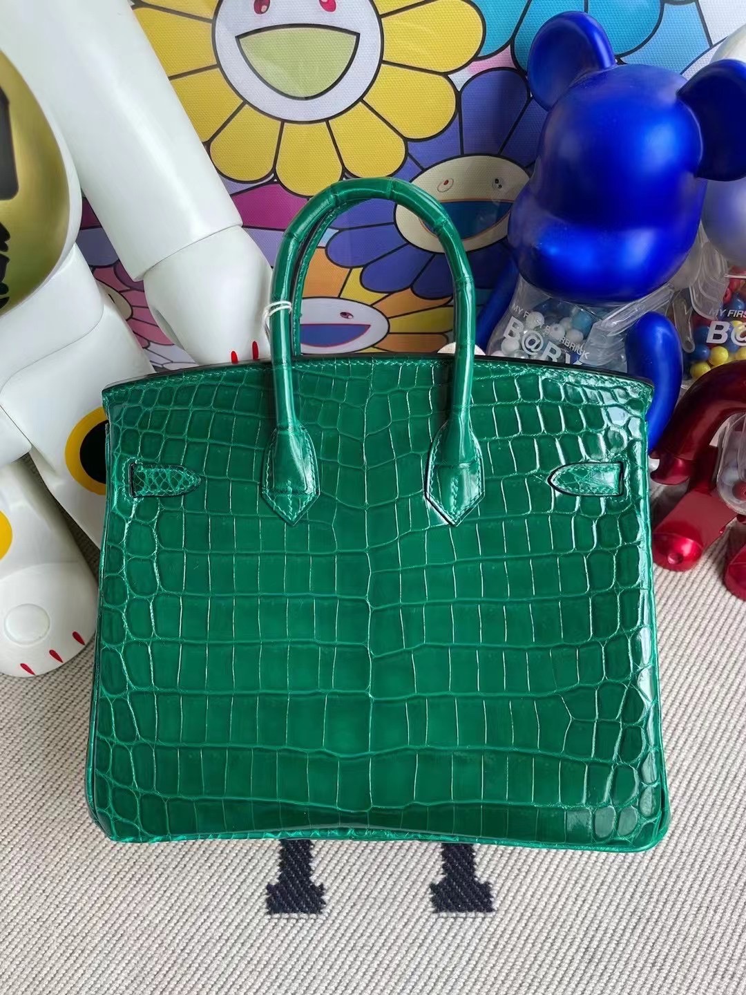 Wan Chai Hong Kong Hermes Birkin 25cm 6Q 翡翠綠 Very Emerald尼羅鱷魚