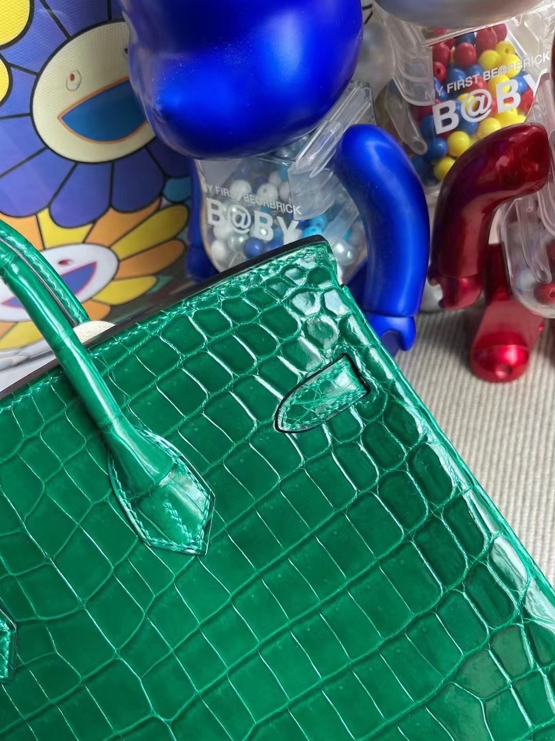 Wan Chai Hong Kong Hermes Birkin 25cm 6Q 翡翠綠 Very Emerald尼羅鱷魚