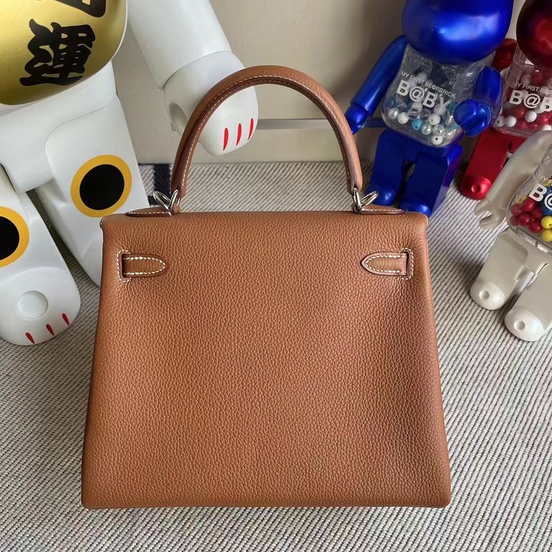 愛馬仕女包哪個顏色最經典 Hermes Kelly 25cm Togo CK37 Gold 金棕色