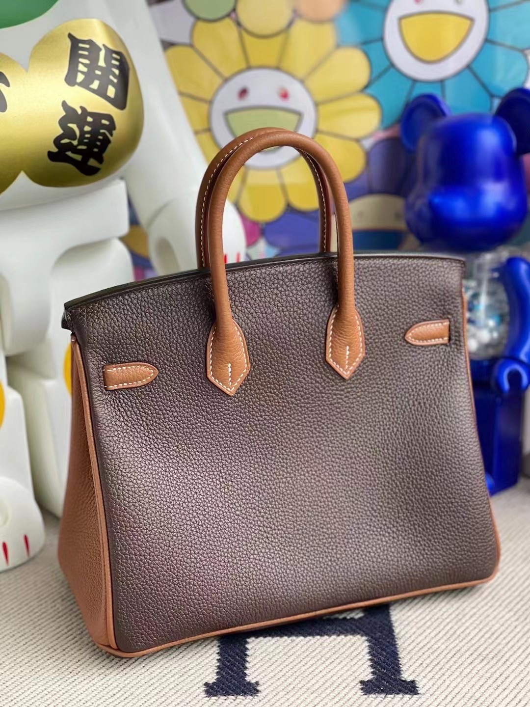 愛馬仕鉑金包 Hermes Birkin 25 Hss Togo 47 Chocolate 巧克力 37 gold 金棕色