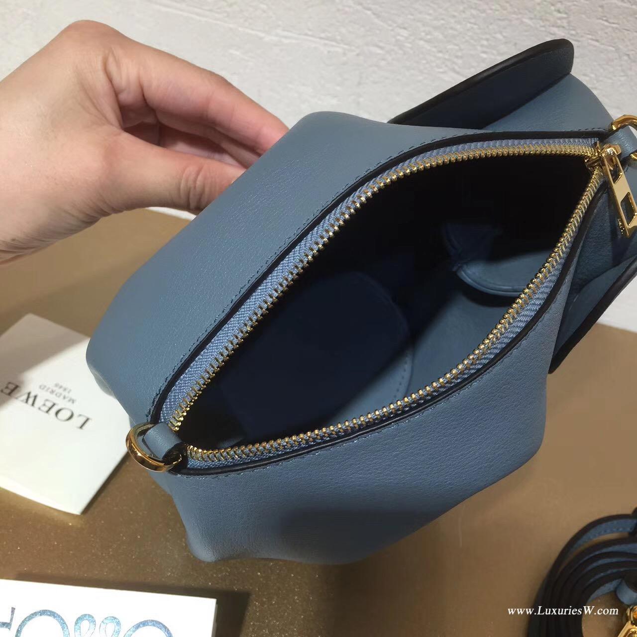 羅意威LOEWE女包 Animales迷妳包 Elephant Mini Bag 霧霾色大象包