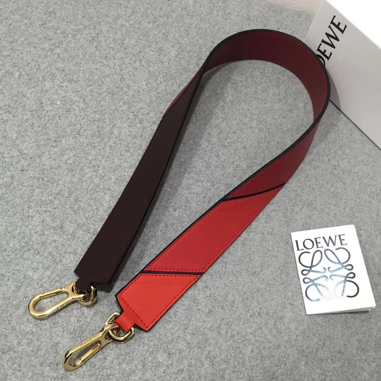 Loewe Degrade Strap Red Multitone 拼色小牛皮