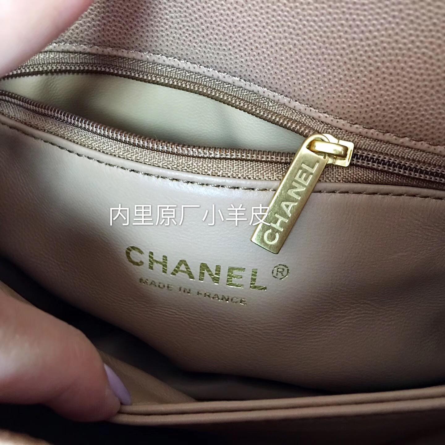 小香復古手提包coco handle bag 小號23cm 小牛皮 焦糖色手袋