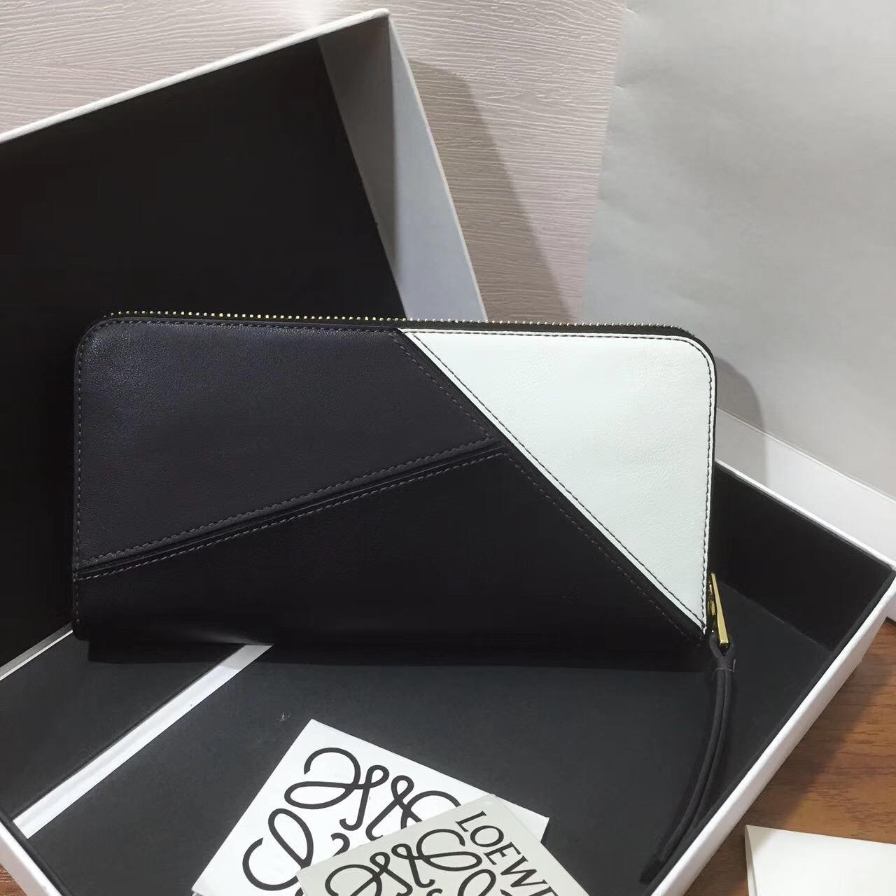 羅意威包包LOEWE Puzzle Zip Around Wallet Grey Multitone 長款式拉鏈錢包