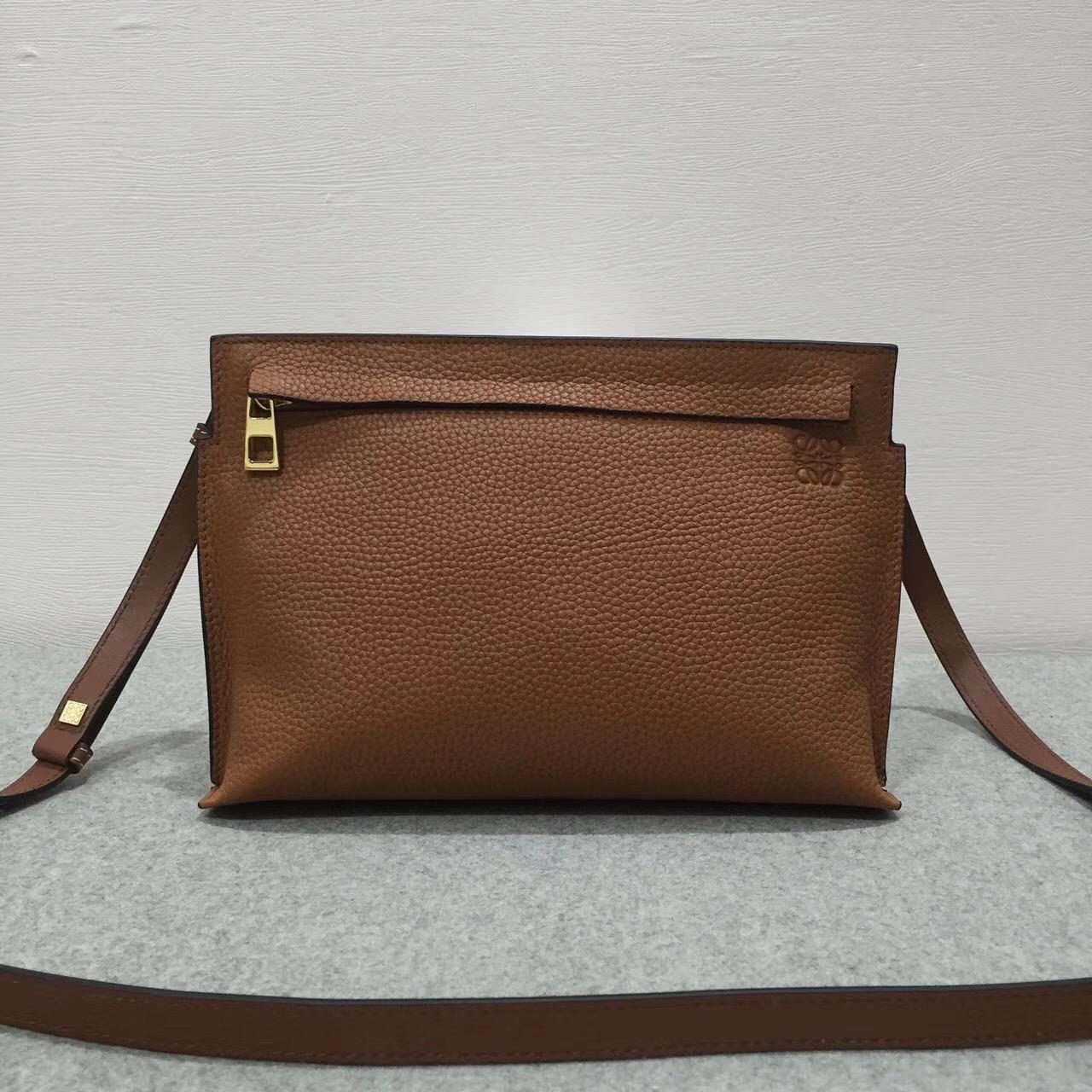 loewe T Mini Bag 棕色小斜挎包進口togo 小牛皮