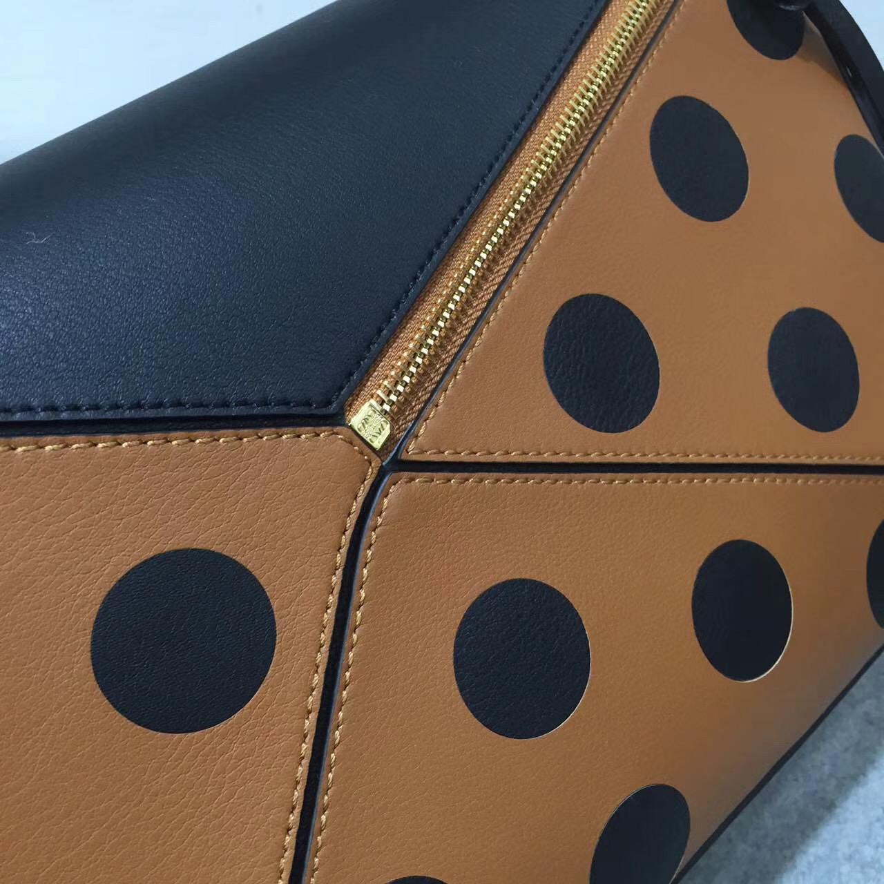 loewe Puzzle Circles Bag Black/Tan/Chocolate Brown 黑色圓圈