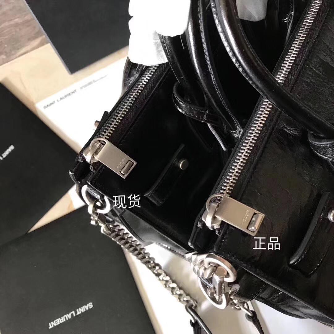 小牛皮 Baby SAC DE JOUR SOUPLE duffle bag in black moroder leather