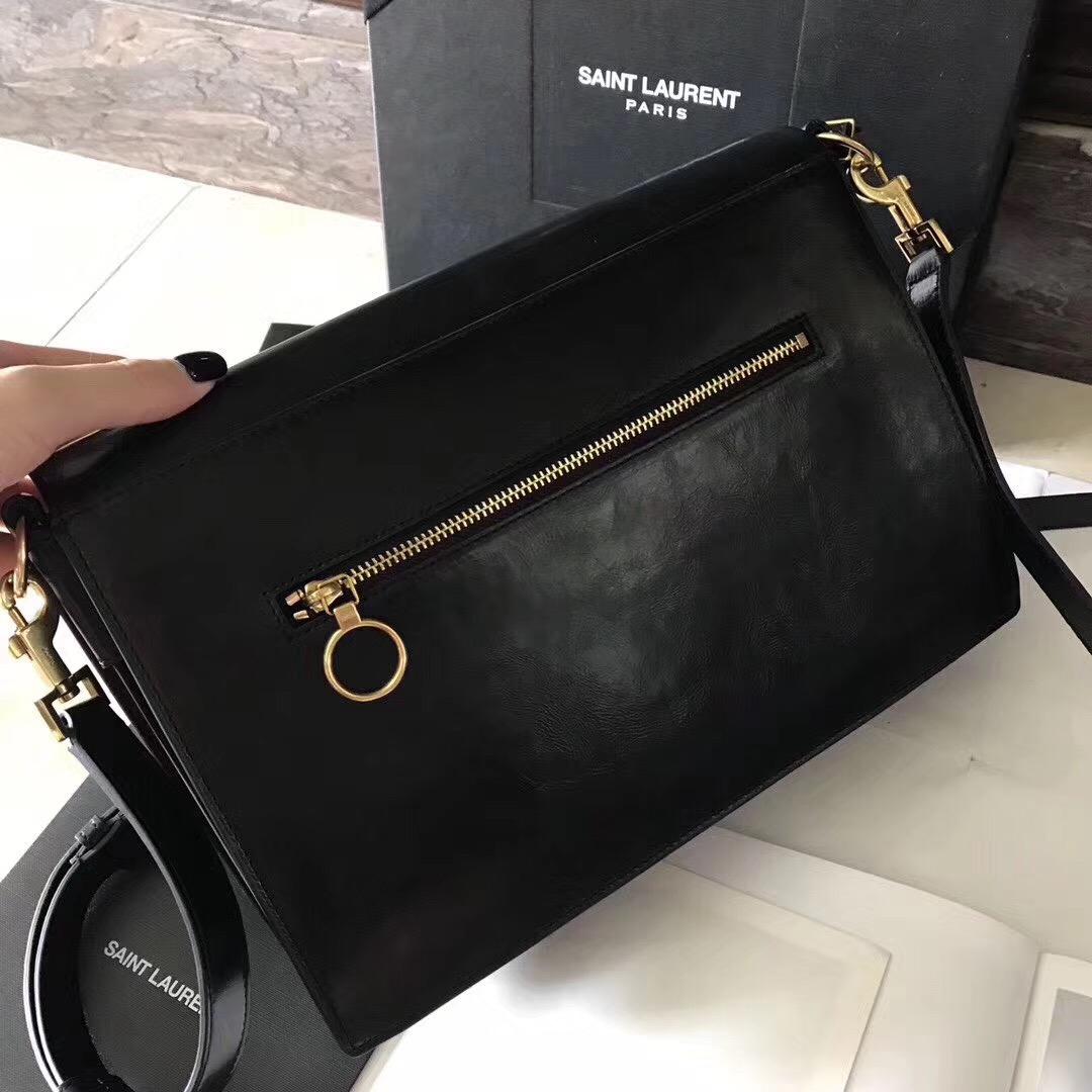 ysl NOE SAINT LAURENT crossbody bag in black moroder leather