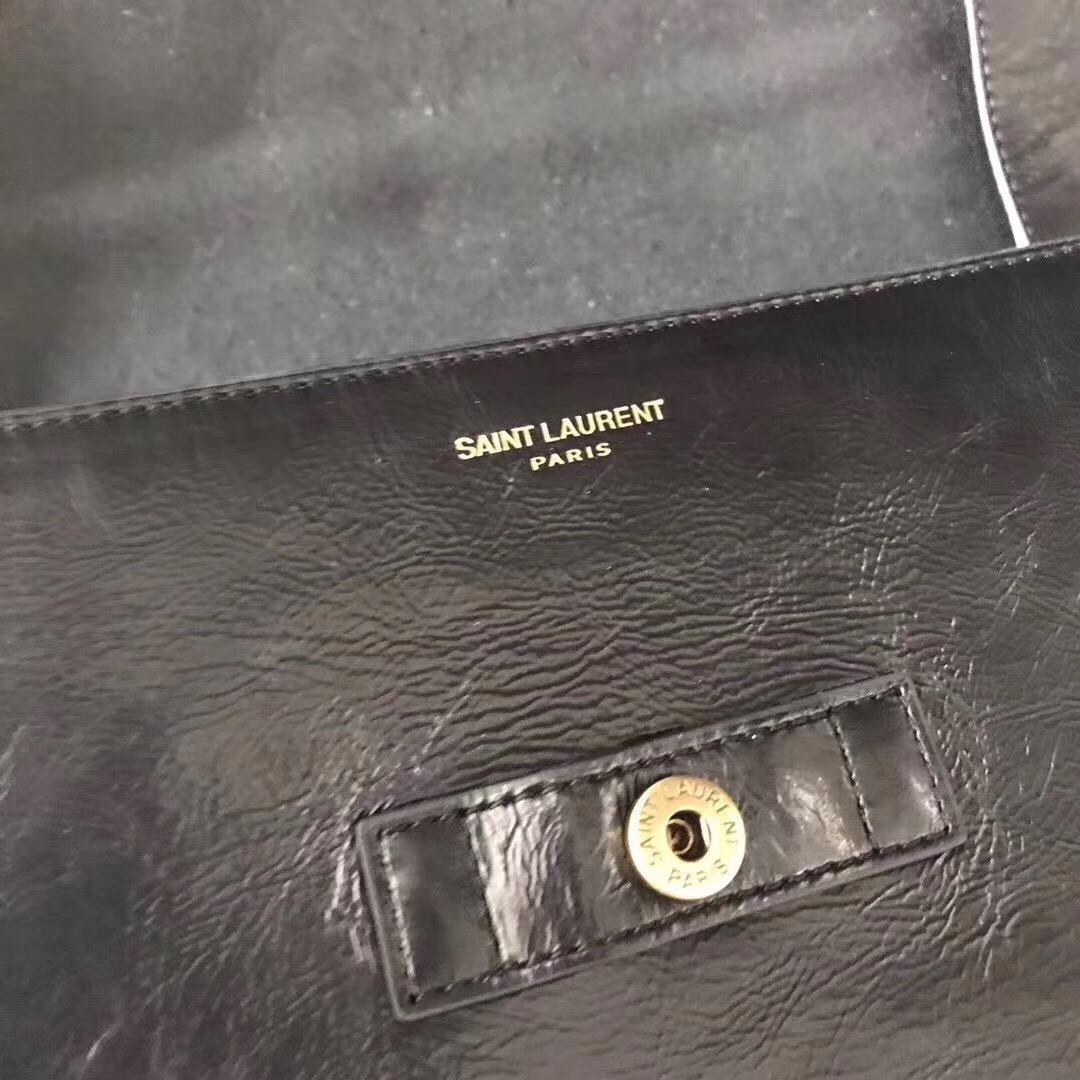 ysl NOE SAINT LAURENT crossbody bag in black moroder leather