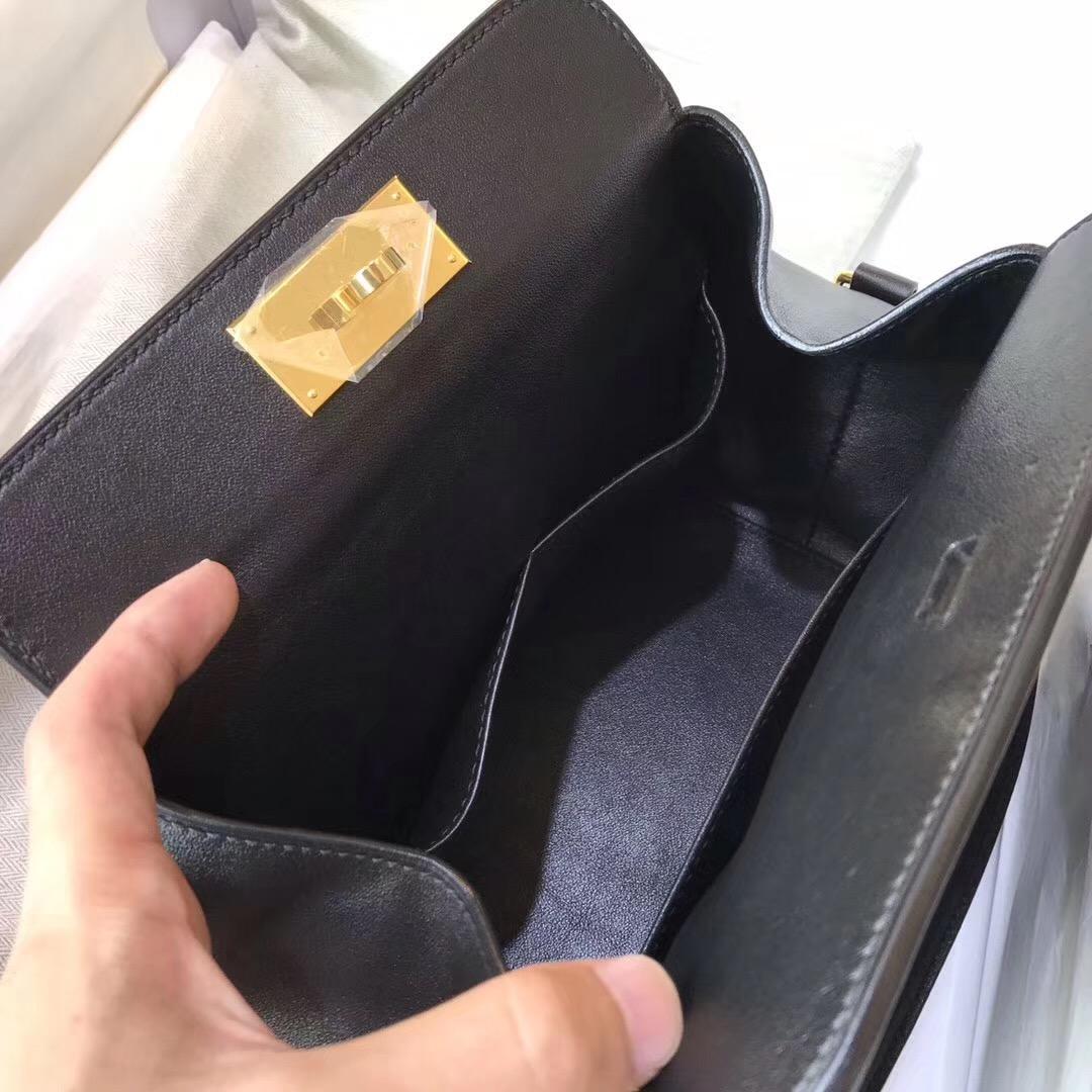 Toolbox 小號 CK89 Nior 黑色 金扣 Swift 非常實用的牛奶盒子包