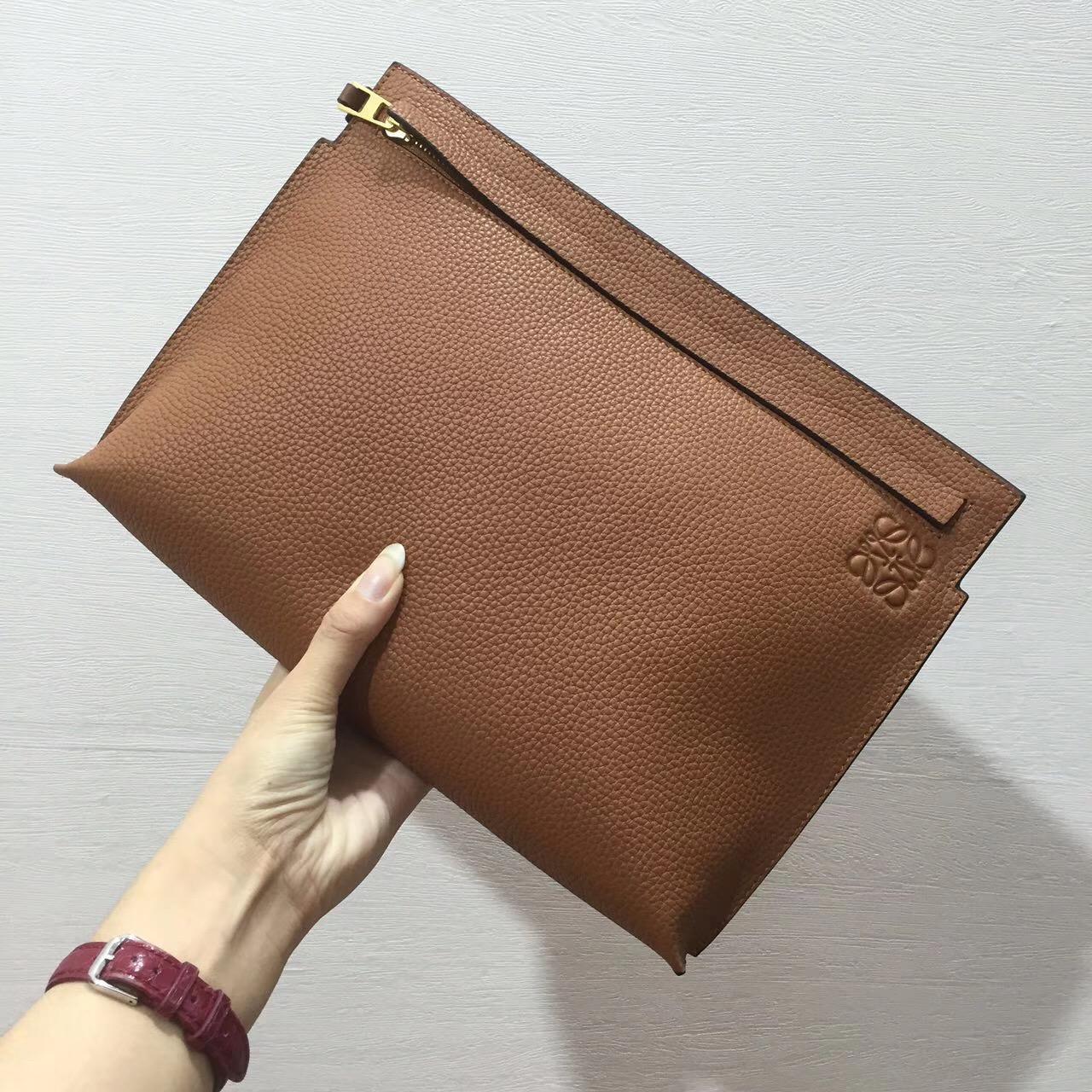 loewe T Mini Bag 棕色小斜挎包進口togo 小牛皮