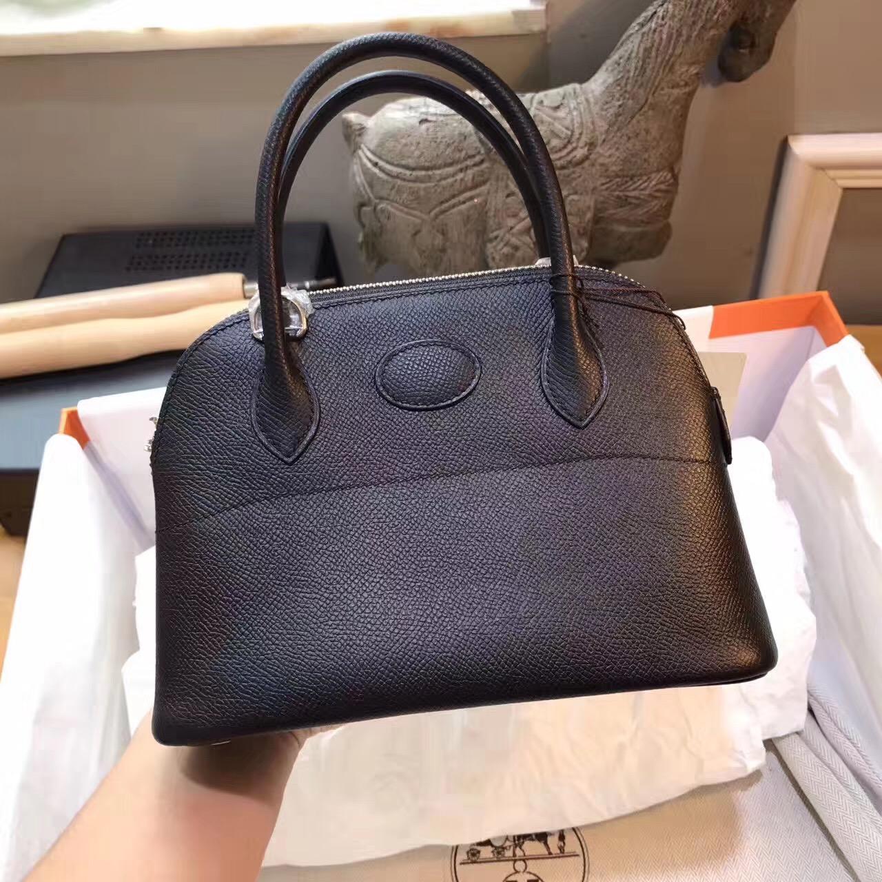 臺灣新北市坪林區 愛馬仕寶萊包價格多少錢 Hermes Bolide 27cm epsom  黑色