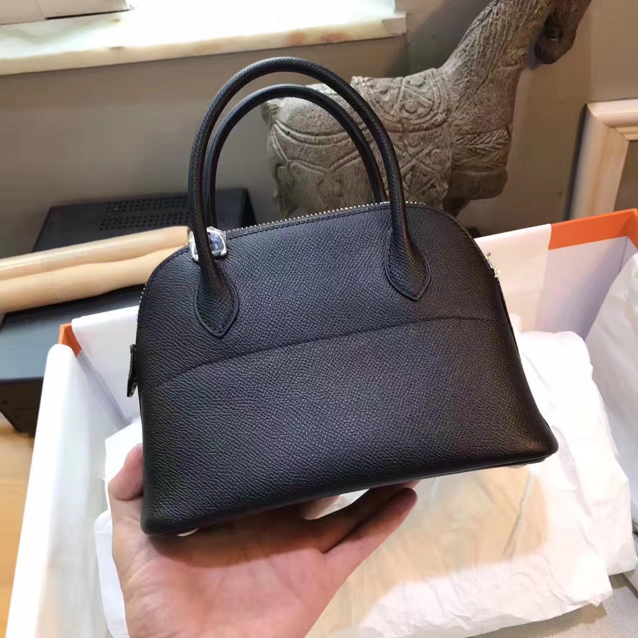 臺灣新北市坪林區 愛馬仕寶萊包價格多少錢 Hermes Bolide 27cm epsom  黑色