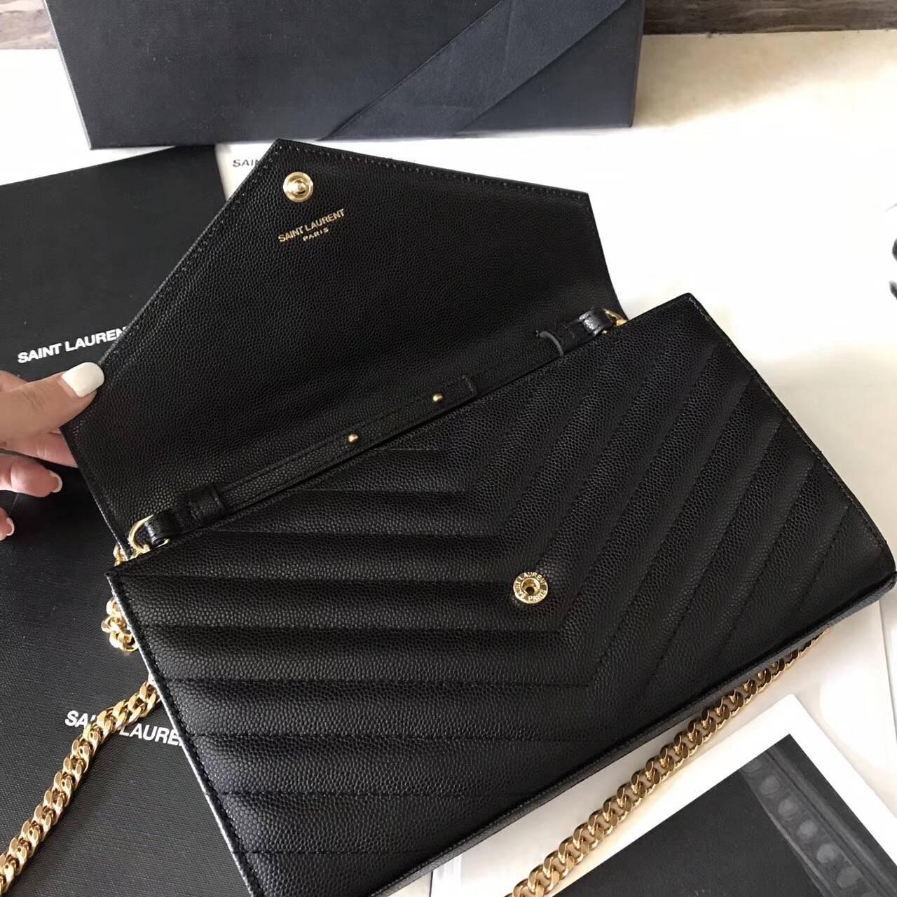 聖羅蘭 Saint Laurent ysl最新woc 22.5cm logo分開链条小包