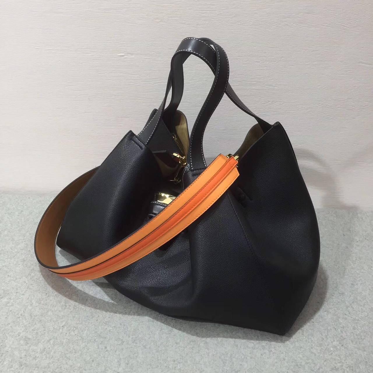 loewe羅意威巴塞羅那包 Barcelona Tote Bag 黑色